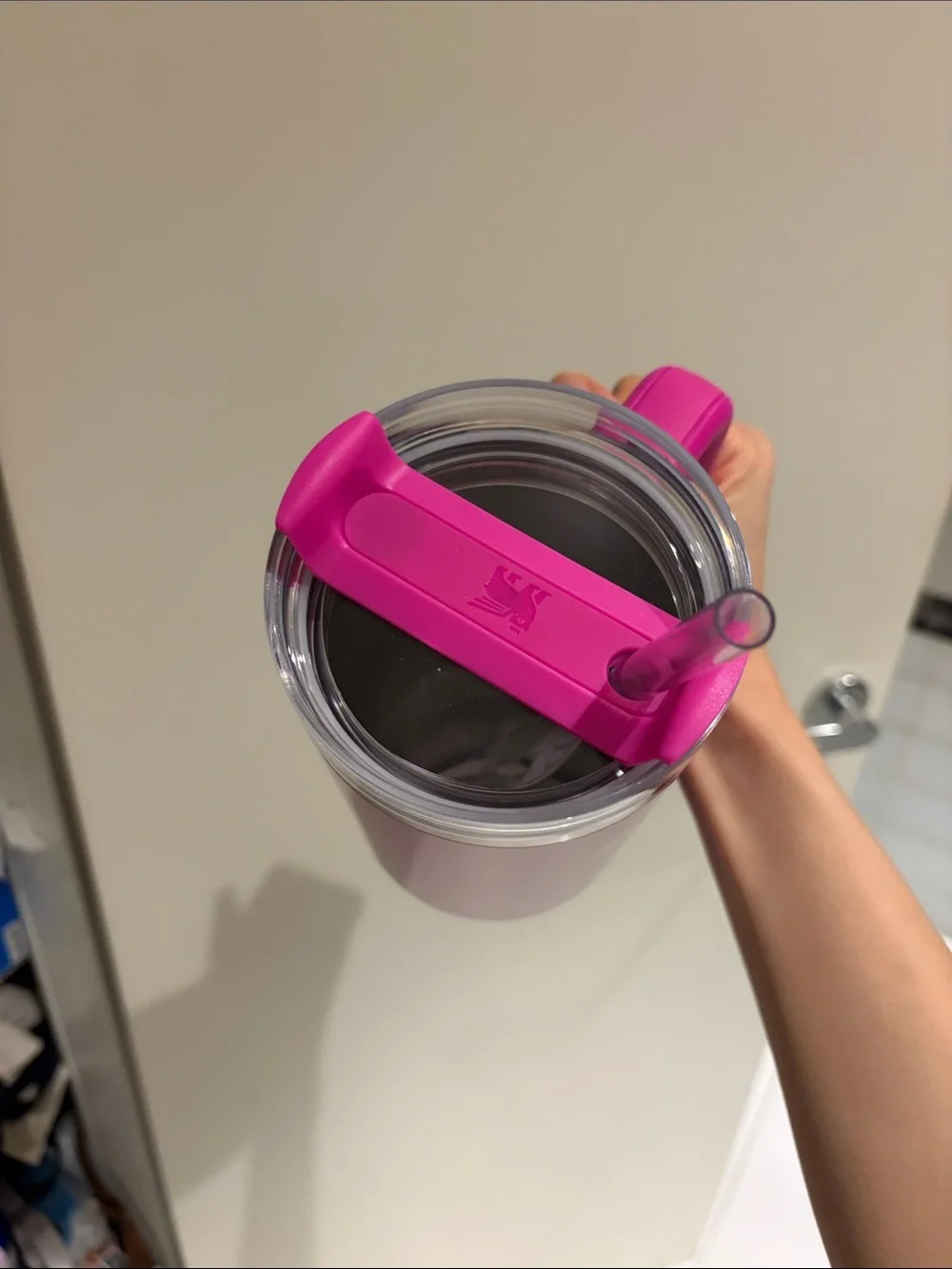 Stanley Sparkling Hot Pink Insulated Tumbler with Handle 40Oz - Picture 5 of 5